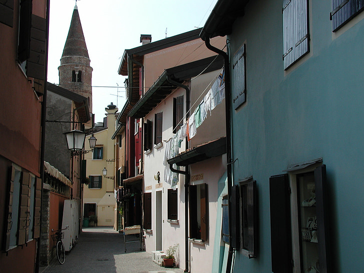 oude stad, Alley, Italië