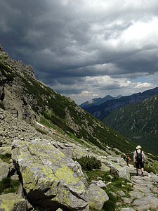 Tatry, muntanyes, l'Alt Tatra, paisatge, sender, Turisme, muntanya
