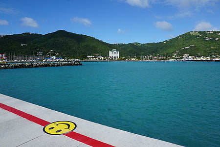 smilie, vesi, British virgin island, Sea, Resort, matkustaa, Sea bridge