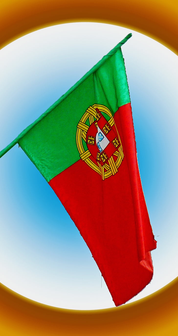 flag, portugal, sport, national colours, portugal flag, illustration, patriotism