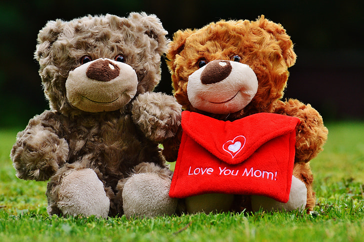 teddy, mother's day, love, mama, greeting card, mother, welcome