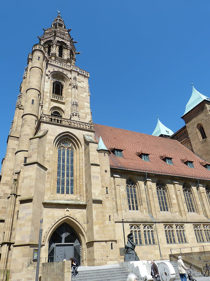 Heilbronn, kirik, gooti, arhitektuur, Dom, gooti arhitektuur, Ajalooliselt