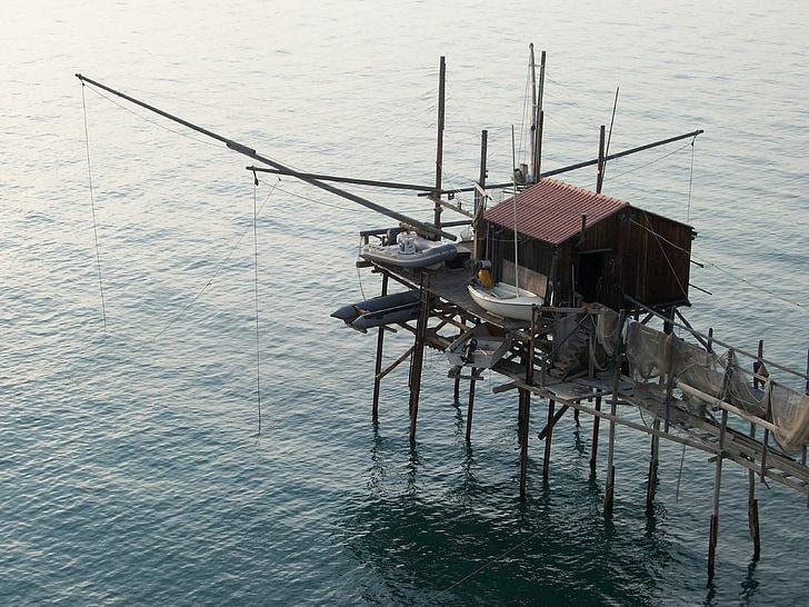 visser, fisherman's cottage, holiday, sea, italy, molize, water
