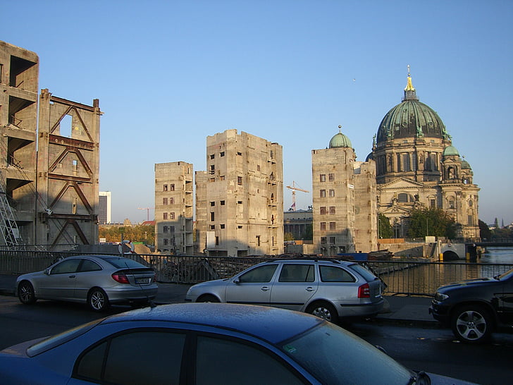 Berlino, Palazzo della Repubblica, Cattedrale di Berlino, sito, bauruine, rovine, storicamente