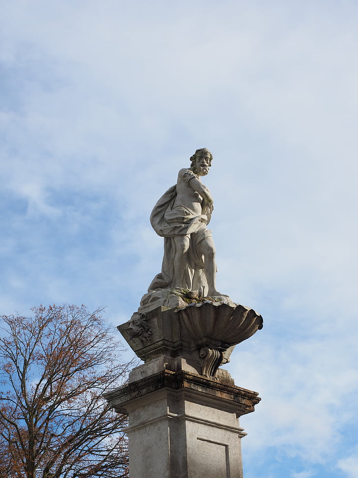 statue, Solothurn, figur, Samson fountain, springvand, Gedeon springvand, St ursus cathedral