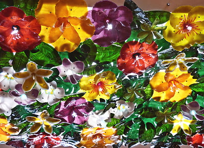 blomstermotiver, farver, design, blomst, blomstermotiver baggrund, dekoration, farve