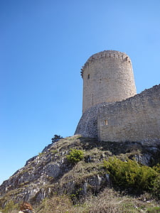 bominaco, dvorac, Borgo, srednjovjekovno selo, Italija, L'Aquila
