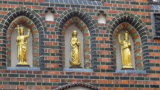 Lüneburg, edificio, fachada, joya, arquitectura, casco antiguo, truss