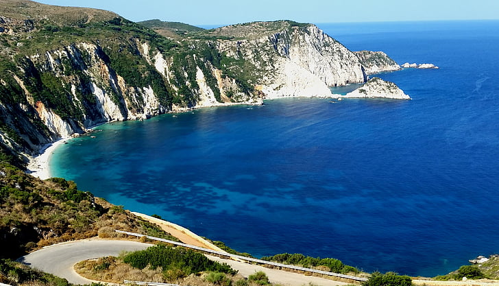 Görögország, Kefalonia, Holiday, Beach, nyaralás, utazás, óceán