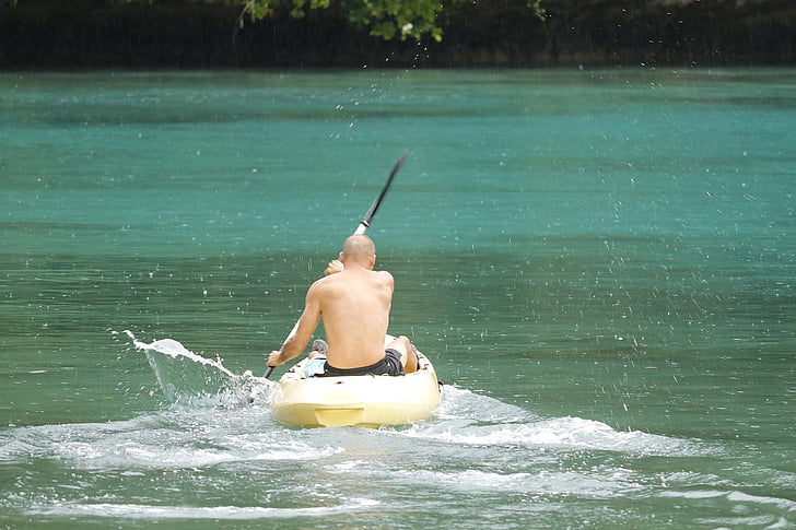 kayak, beach, resort, island, travel, sea, water