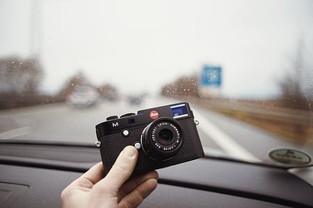 Leica, obraz, fotografii, obiektyw, lustra, Kompaktowe, samochód