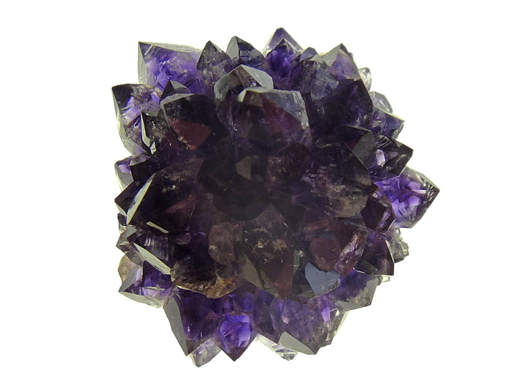 kristal, ametist, vijolična, preglednost, kamen, mineralna, moč kamna