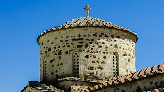 Cyprus, pyrga, Ayia marina, kerk, 12e eeuw, orthodoxe, koepel