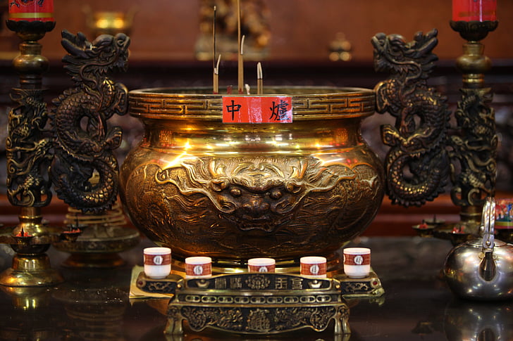 Taichung wufeng dagen var palatset, Wu var stort, nattuggla, Asia, Kina, stil, dekoration