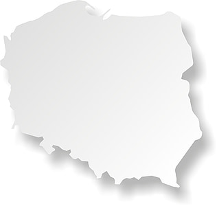 Polija, karte, kartes, kontūras, struktūra, valsts, Savienība