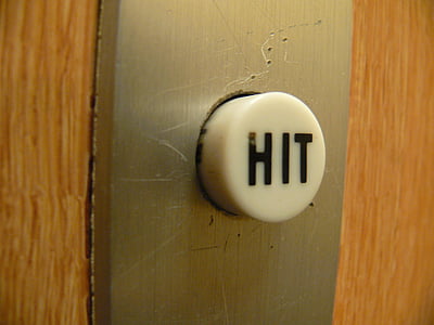 elevator, Tryk på, hit, knappen