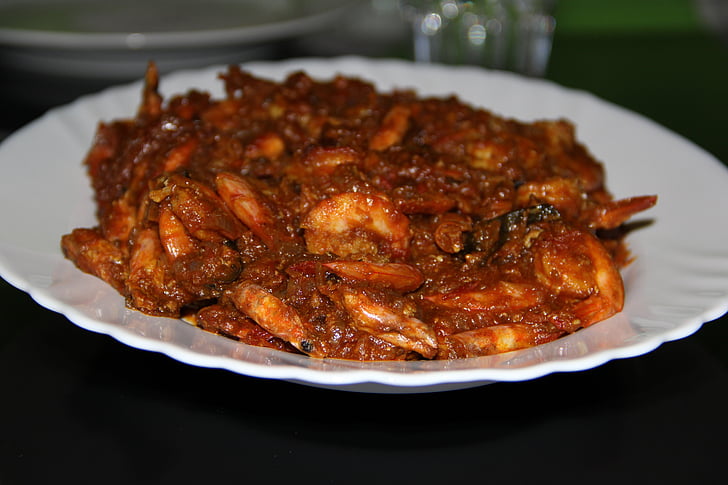shrimp, curry, spices, taste, eat, indian, indian snacks