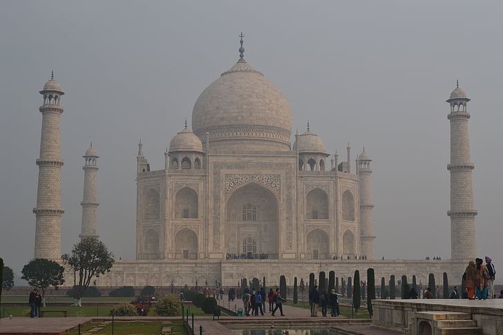 Taj mahal, Indie, budova, hrad, Architektura, cestovní ruch, orientační bod