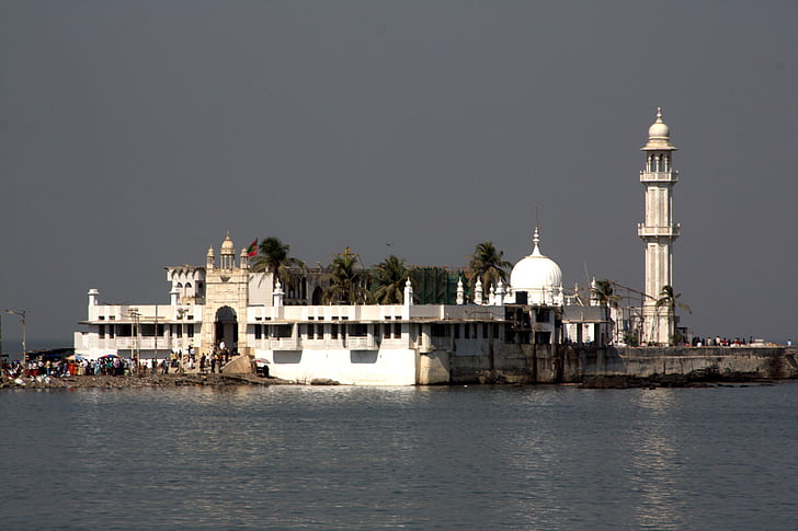 Haji ali ιερό, Βομβάη, Βομβάη, μουσουλμάνος, Ισλαμική, Ινδία, Ωκεανός