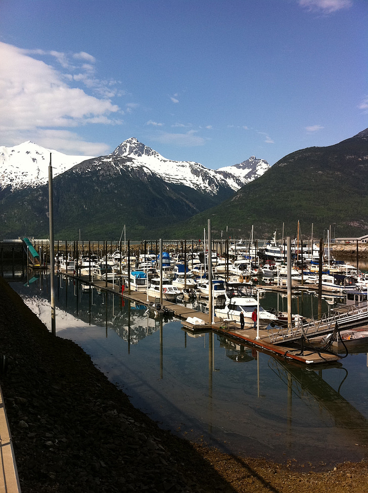Alaska, Boote, Dock, Boot, Hafen, Docks, Angelboote/Fischerboote