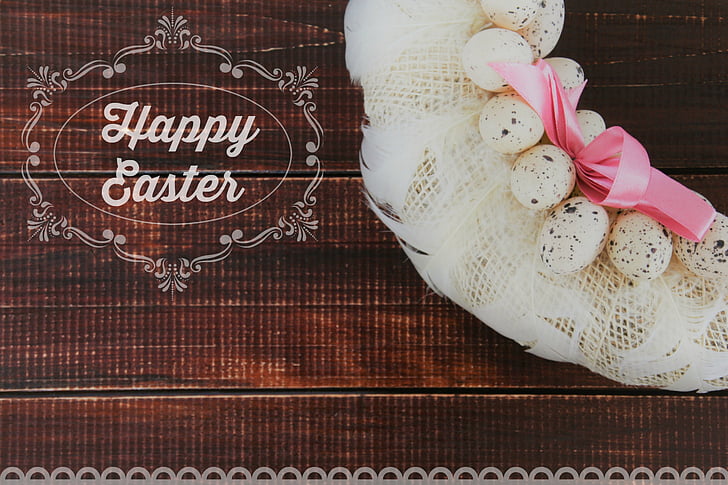 Pääsiäinen, munat, koristeet, pääsiäismunia, sisustus, muna, värillinen