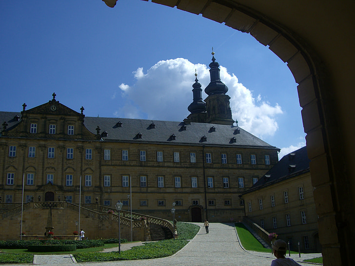 Banz abbey, mainfranken, bývalý benediktínsky kláštor, Nadácie Hannsa Seidela, centrum odborného vzdelávania