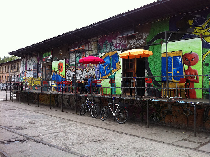 Berlín, graffiti, pouličné umenie, umenie, umelec, nástenné maľby, maliar