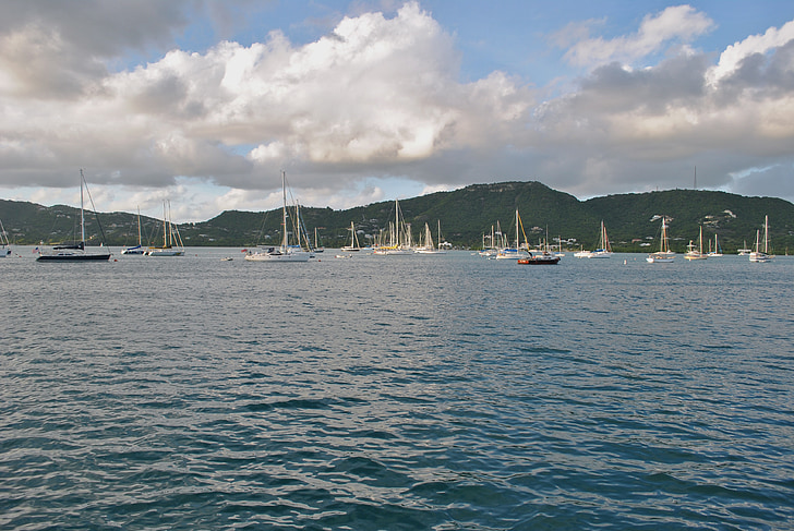 Antigua, Carib, viatges, Mar, l'aigua, illa, paisatge