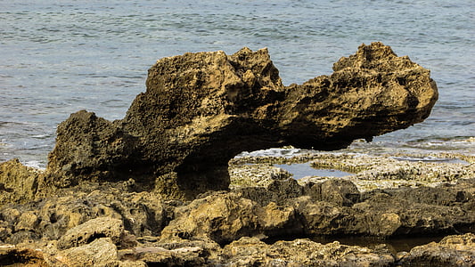 Cộng hoà Síp, Protaras, Rock, cá sấu, bờ biển đá