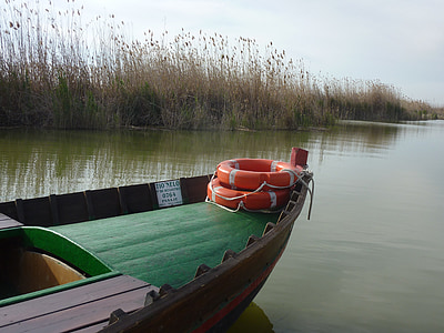 boat, lake, water, canoe, boating, pond, scenic