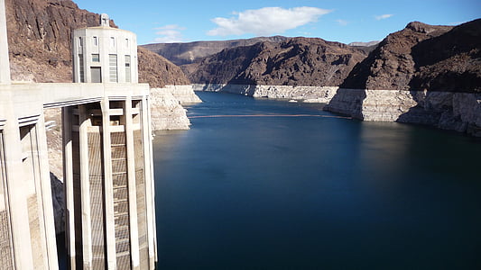 priehrada, vody, Nevada, rieka, USA, vodná, energie