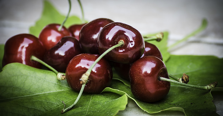 Cherry, fructe, Red, vara, mânca, produse alimentare, prospeţime