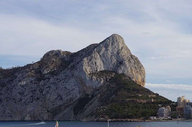 rots van Calpe, Calpe, Alicante, strand, natuur, Spanje, zee