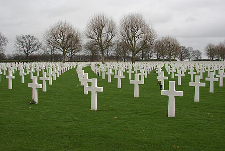Margraten, kirkegården, minnes, andre verdenskrig, grav