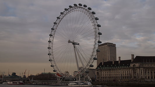 Londres, Inglaterra, Westminster, roda gigante de Londres