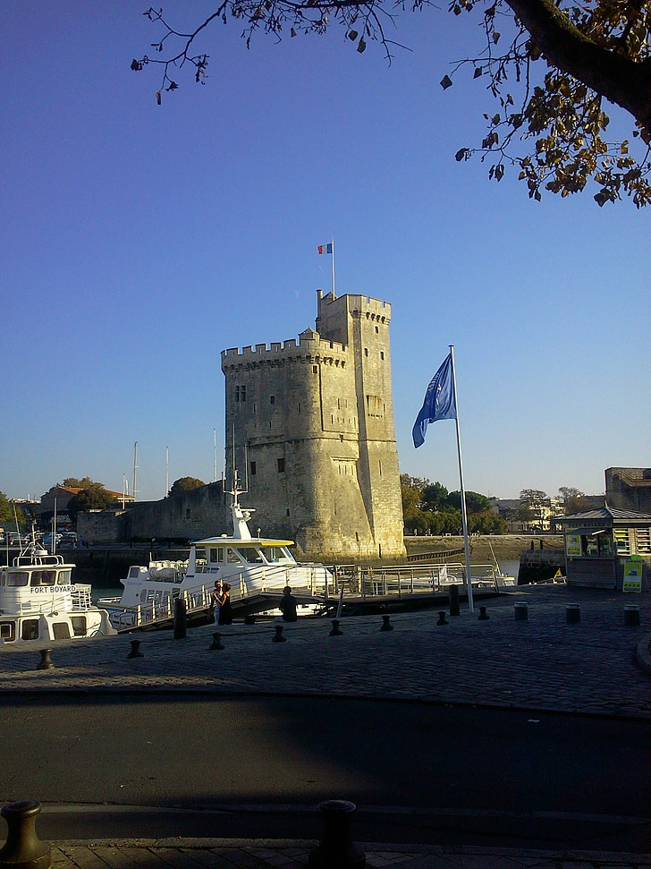 the rochelle, france, nantes, tower, castle, fortress, marina