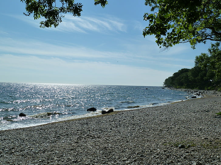 Балтийско море, плаж, празник, море, природата, брегова линия, лято