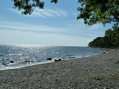 Baltijos jūros, paplūdimys, atostogų, jūra, Gamta, pakrantė, vasaros