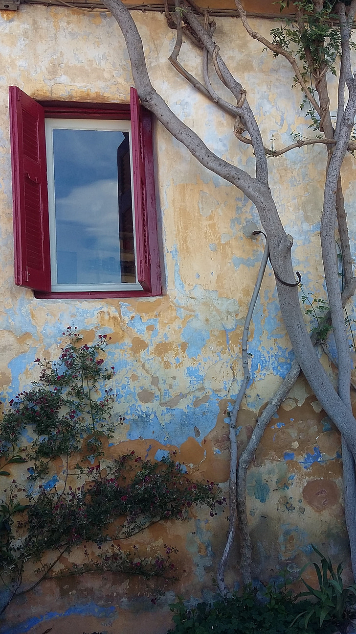 Plaka, Athene, oude windows