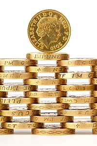 Zelts, monētas, daudz, nauda, uzņēmējdarbības, Naudu, monētas, koncepcija