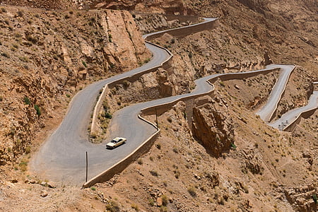 serpentines, twisting, winding, road, pass, mountain pass, curve