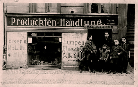 Berlin, Historiquement, Alt berlin, vieux, façade, vieille photo, Retro