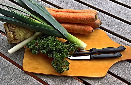 verduras, Sopa verde, sopa de Federal, zanahorias, apio, puerro, perejil