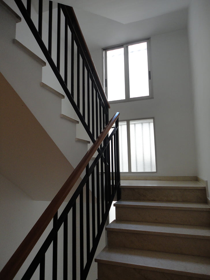 merdiven, korkuluk, pencere adım, yapısı