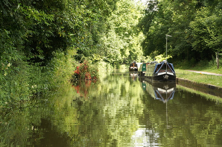 canal boat, canal boat holiday, knoweth avon, england, channel, water, holiday