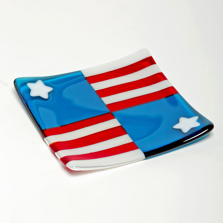 patriotic, usa, plate, homedecor, america, 4th, holiday