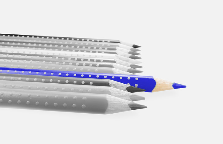 bút chì, bút chì màu, bút chì màu, bút, đầy màu sắc, văn phòng, thiết bị văn phòng