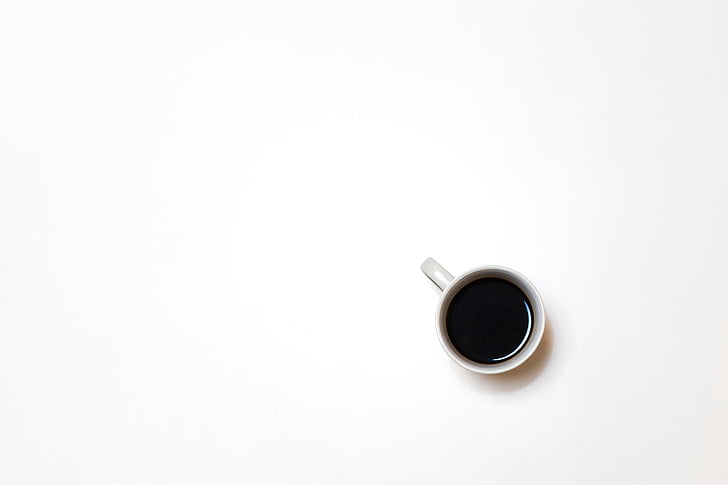 white, cup, mug, black, coffee, espresso, hot