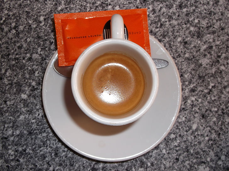 caffè, zucchero, Bica