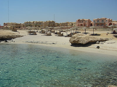 Egipto, calor, mar, agua, verano, Playa, vacaciones